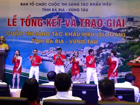 Các tiết mục văn nghệ chào mừng cuộc thi sáng tác slogan tỉnh Bà Rịa Vũng Tàu