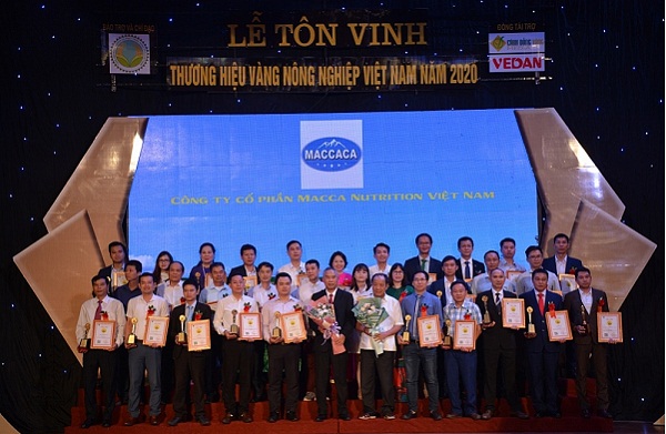 Tôn vinh 80 thương hiệu vàng nông nghiệp Việt Nam năm 2020