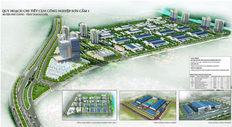 Quy hoạch chi tiết cụm công nghiệp Sơn Cẩm 1.