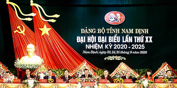 Khai mạc Đại hội đại biểu Đảng bộ tỉnh Nam Định lần thứ XX, nhiệm kỳ 2020-2025
