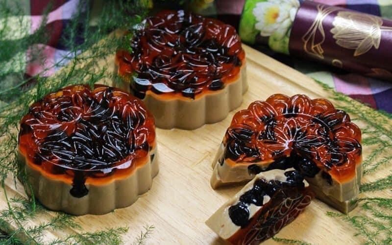 Bánh Trung thu rau câu vị trà sữa trân châu gây sốt cộng đồng mạng