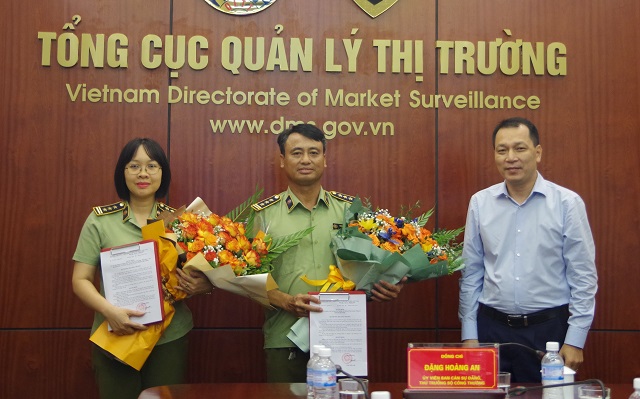 Tổng cục Quản lý thị trường chính thức có Chánh Văn phòng và Cục trưởng Cục Nghiệp vụ QLTT
