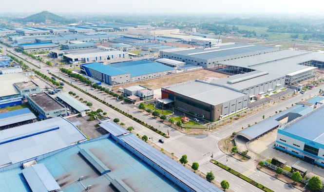 Đến nay, Khu công nghiệp Điềm Thụy (Phú Bình) đã thu hút được nhiều doanh nghiệp nước ngoài và trong nước đầu tư phát triển sản xuất, kinh doanh.