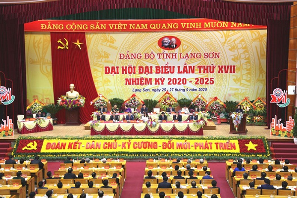Bế mạc Đại hội đại biểu Đảng bộ tỉnh Lạng Sơn lần thứ XVII, nhiệm kỳ 2020 - 2025