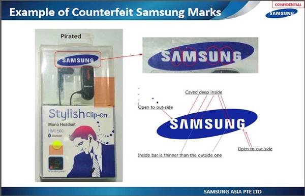 Lực lượng chức năng xử phạt 70 triệu đồng 1 cửa hàng kinh doanh linh kiện giả mạo nhãn hiệu Apple và Samsung