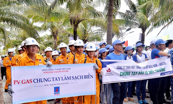 PV GAS chung tay hưởng ứng chiến dịch “Làm cho thế giới sạch hơn” năm 2020