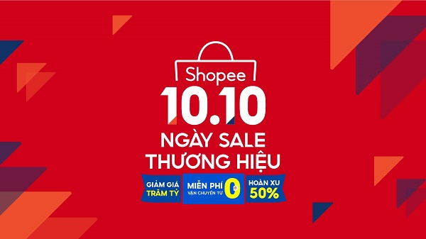Sự kiện 10.10 Ngày sale thương hiệu hàng năm của Shopee