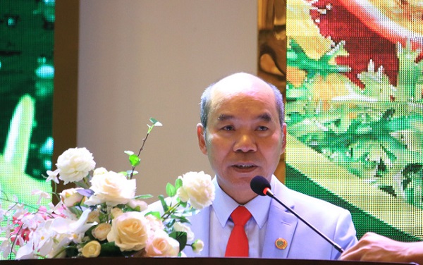 Ông Nguyễn Văn Thành phát biểu tại lễ ra mắt 2 sản phẩm Catalia và Kamila