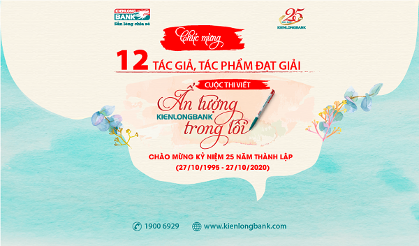 12 tác giả đạt giải cuộc thi viết “Ấn tượng Kienlongbank trong tôi”