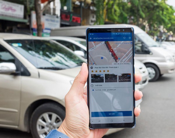 Đà Nẵng thí điểm thu phí đỗ xe bằng ứng dụng My Parking