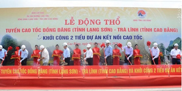 Động thổ tuyến cao tốc Đồng Đăng - Trà Lĩnh