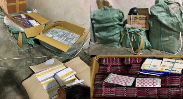 Bắt giữ gần 10.000 đơn vị thuốc tân dược nhập lậu