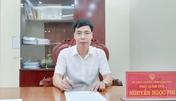 Đồng chí Nguyễn Ngọc Phi, Phó Giám đốc Sở Công thương.