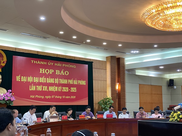 Hải Phòng: Họp báo về tổ chức Đại hội đại biểu Đảng bộ TP. Hải Phòng lần thứ XVI