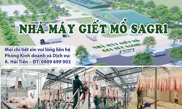 Nhà máy giết mổ gia súc Sagri - công nghệ châu âu tại TP.HCM