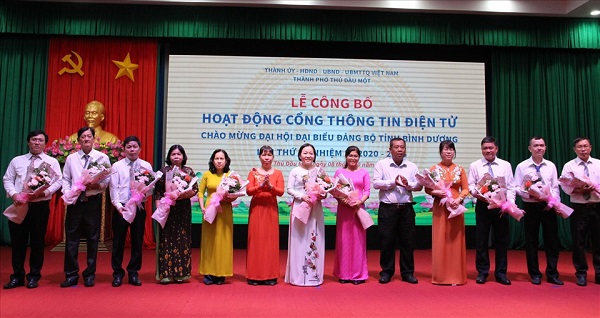 Bình Dương: Ra mắt Cổng thông tin điện tử TP Thủ Dầu Một