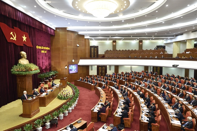 Tổng Bí thư, Chủ tịch nước Nguyễn Phú Trọng khẳng định, Hội nghị 13 đã thành công tốt đẹp (Ảnh: Nhật Bắc)