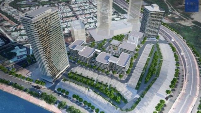 C&ocirc;ng tr&igrave;nh được x&acirc;y dựng tr&ecirc;n khu đất c&oacute; tổng diện t&iacute;ch 28.573m2, tại phường Thuận Phước, quận Hải Ch&acirc;u.