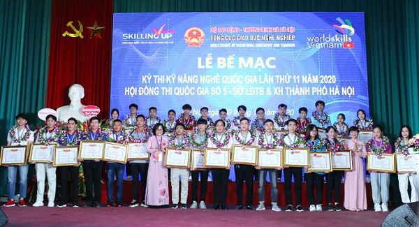 Khép lại kỳ thi Kỹ năng nghề quốc gia 2020 với 71 huy chương Vàng