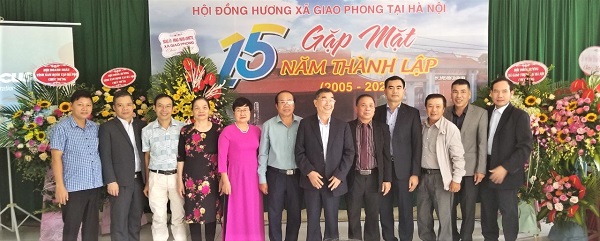 Gặp mặt Hội đồng hương xã Giao Phong tại Hà Nội