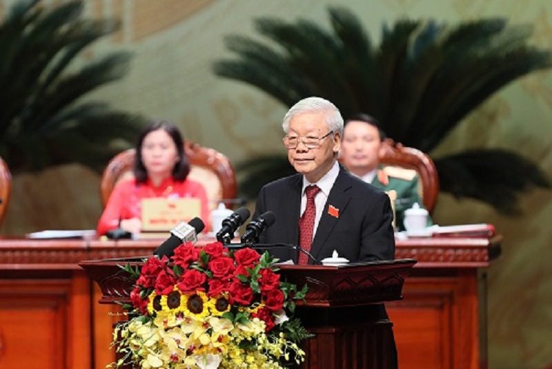 Tổng Bí thư, Chủ tịch nước Nguyễn Phú Trọng phát biểu tại Đại hội - Ảnh: VGP