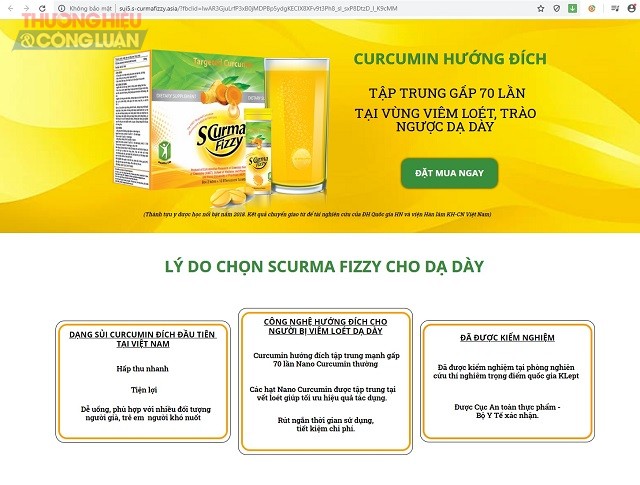 Vụ Scurma Fizzy quảng cáo “thổi phồng” công dụng: Cục An toàn thực phẩm “né" thông tin báo chí?