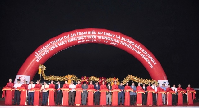 Trungnam Group: Khánh thành dự án điện mặt trời lớn nhất Đông Nam Á ở Ninh Thuận