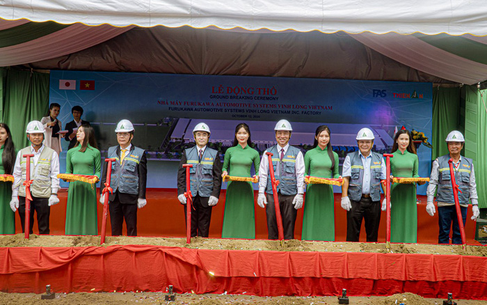 Vĩnh Long: Khởi công nhà máy sản xuất linh kiện ô tô có vốn gần 1.200 tỉ đồng