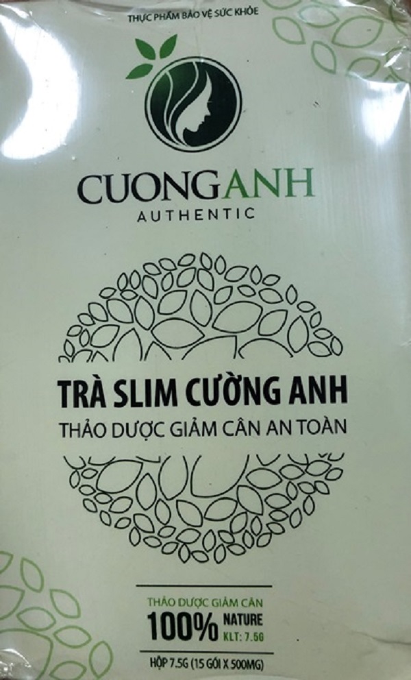 Người tiêu dùng thận trọng khi mua sản phẩm Trà Slim Cường Anh