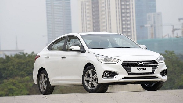 Mẫu xe Accent của Hàn quốc đang đứng ở vị trí số 2 (những mẫu xe bán chạy) trên thị trường.
