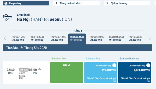 Đường bay Hà Nội - Incheon từ 491.000 VNĐ