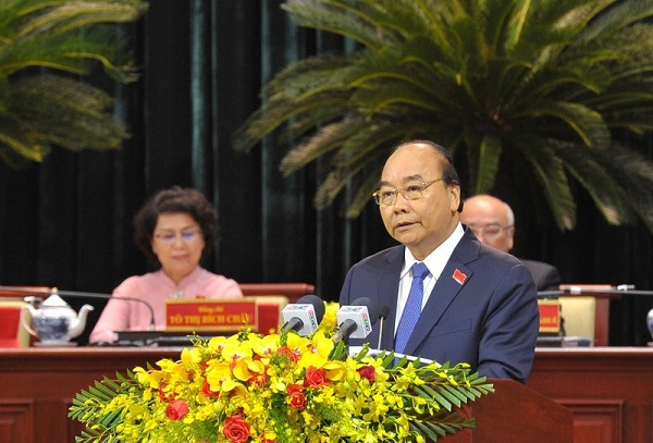 Thủ tướng Nguyễn Xuân Phúc phát biểu chỉ đạo tại Đại hội.