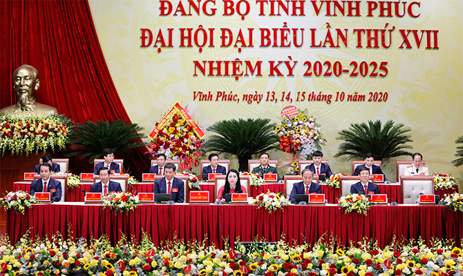 Toàn văn phát biểu bế mạc Đại hội đại biểu Đảng bộ tỉnh Vĩnh Phúc