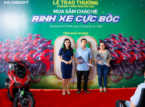 FE CREDIT tổ chức Lễ trao giải thưởng chương trình “Mua sắm chào hè, Rinh xe cực bốc” tại TP.HCM