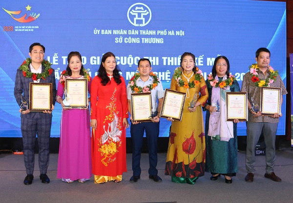 90 sản phẩm đạt giải cuộc thi “Thiết kế mẫu sản phẩm thủ công mỹ nghệ Hà Nội năm 2020”