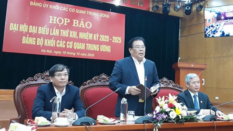Đại hội Đảng bộ Khối các cơ quan Trung ương diễn ra từ ngày 27 đến 29/10
