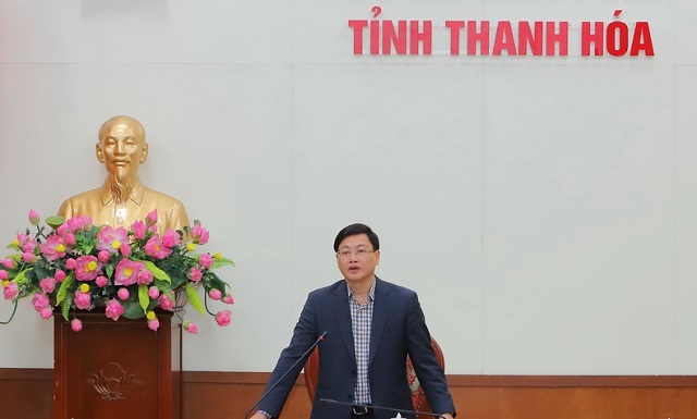Ông Mai Xuân Liêm - Phó Chủ tịch UBND tỉnh Thanh Hóa phát biểu kết luận Hội nghị