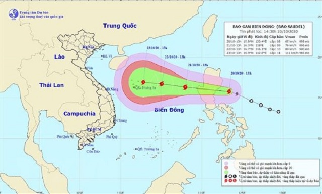 Thanh Hóa ra công điện về việc ứng phó với bão Saudel
