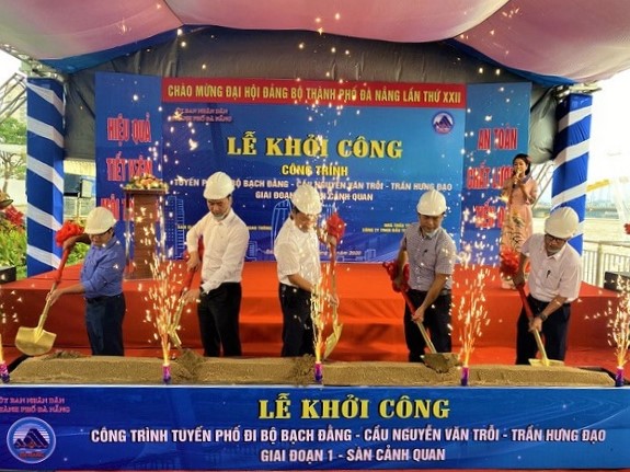 Đà Nẵng: Khởi công công trình tuyến phố đi bộ Bạch Đằng - Nguyễn Văn Trỗi - Trần Hưng Đạo