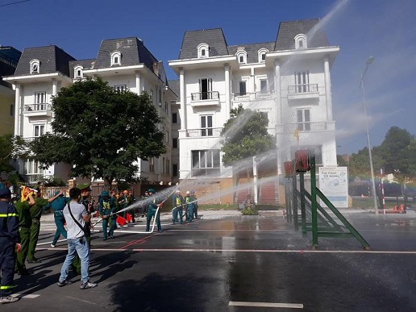 Huyện Hoài Đức (Hà Nội): Tổ chức hội thao nghiệp vụ chữa cháy và cứu nạn, cứu hộ