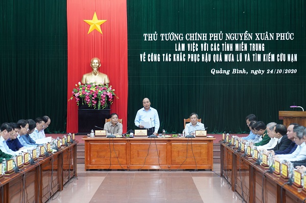 Thủ tướng Nguyễn Xuân phúc phát biểu chỉ đạo tại buổi làm việc