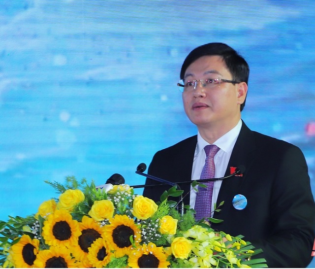 Ông Mai Xuân Liêm, Phó Chủ tịch UBND tỉnh Thanh Hóa phát biểu tại buổi lễ