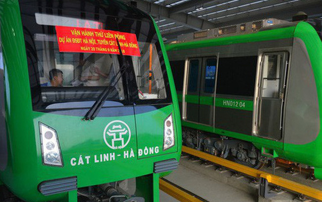 Tuyến đường sắt đô thị Cát Linh - Hà Đông sẽ được vận hành thử toàn bộ hệ thống theo thiết kế trong 20 ngày