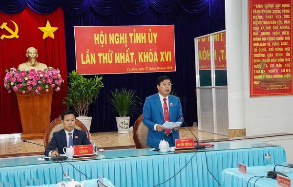 Phiên họp Ban Chấp hành khoá XVI để bầu Ban Thường vụ, UBKT, các chức danh chủ chốt Tỉnh uỷ khoá mới.