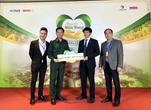 Tập đoàn CEO ủng hộ tại chương trình nghệ thuật "Thương lắm miền Trung"