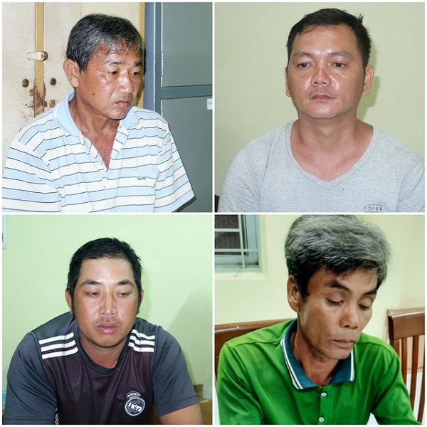 Các đối tượng liên quan vụ vận chuyển 51kg vàng từ Campuchia về Việt Nam