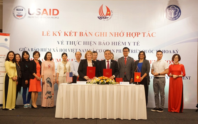 BHXH Việt Nam và USAID ký Bản ghi nhớ hợp tác hỗ trợ thực hiện chính sách bảo hiểm y tế