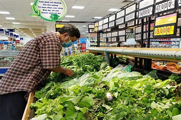Nông sản của người nông dân được bày bán trong nhiều siêu thị