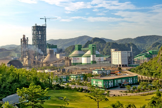 Toàn cảnh nhà máy Xi măng Công Thanh