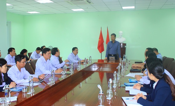 Phó Tổng Giám đốc BHXH Việt Nam làm việc tại BHXH tỉnh Quảng Trị